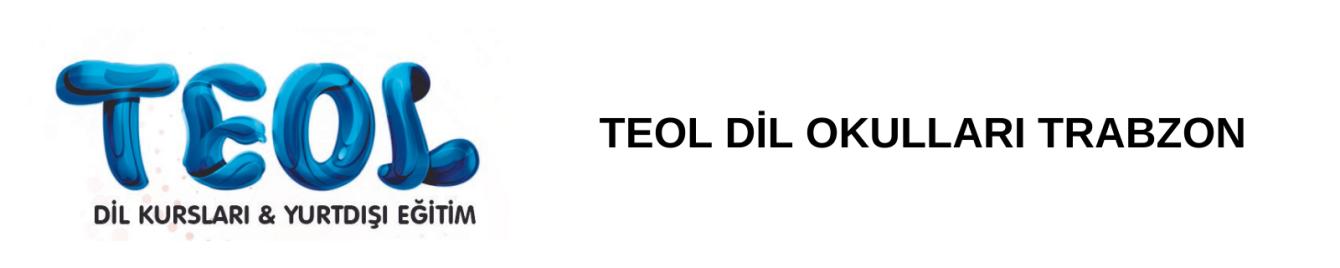 TEOL DİL OKULLARI TRABZON