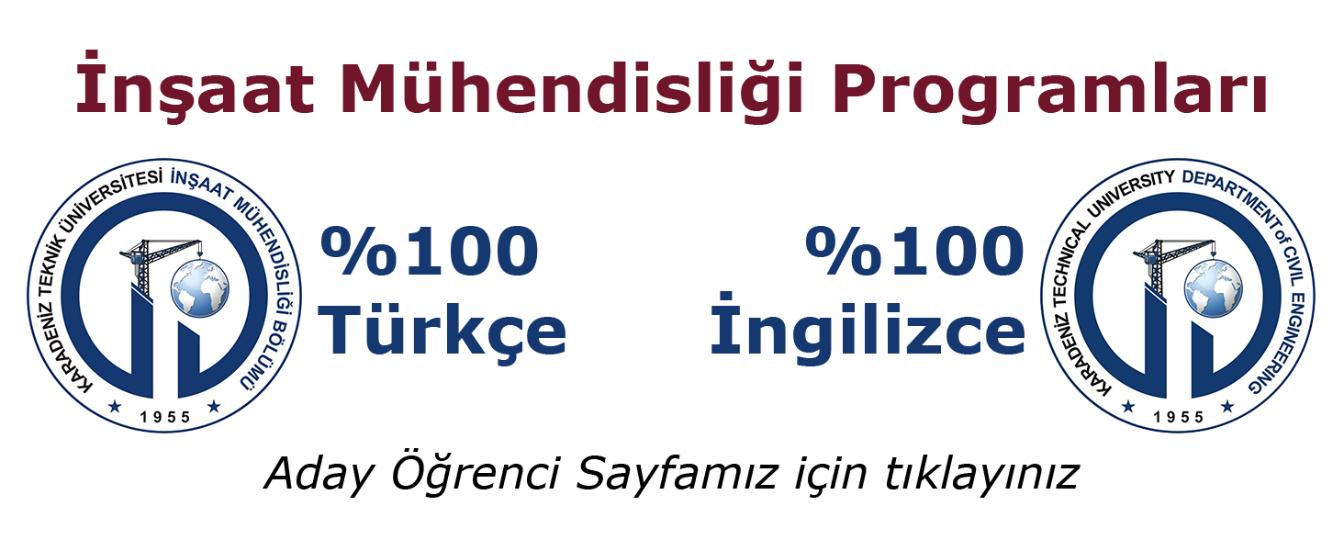 İnşaat Mühendisliği Programlar